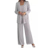 Womens Fashionable Lace Cardigan Casual Set